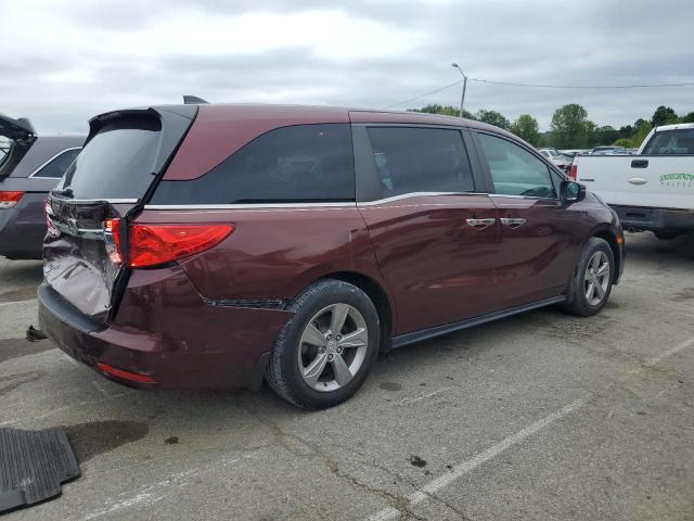 5FNRL6H79JB056878 - 2018 HONDA ODYSSEY EXL მუქწითელი ფოტო 3