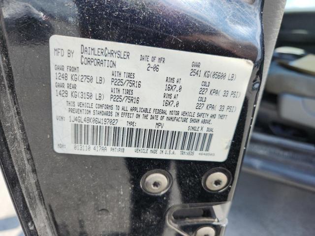 1J4GL48K06W197027 - 2006 JEEP LIBERTY SPORT Qara foto 14