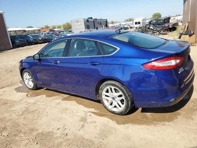 1FA6P0HD4G5113935 - 2016 FORD FUSION SE BLUE photo 2