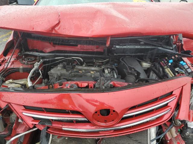 2T1BU4EE9DC119296 - 2013 TOYOTA COROLLA BASE Қызыл фото 11