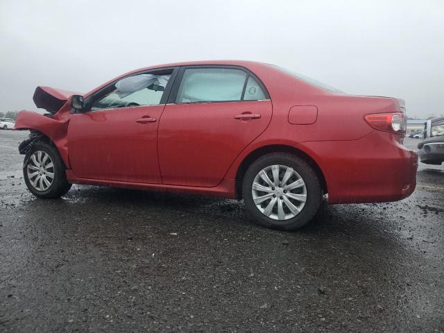 2T1BU4EE9DC119296 - 2013 TOYOTA COROLLA BASE Қызыл фото 2