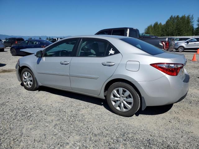 2T1BURHE0GC644566 - 2016 TOYOTA COROLLA L SILVER photo 2