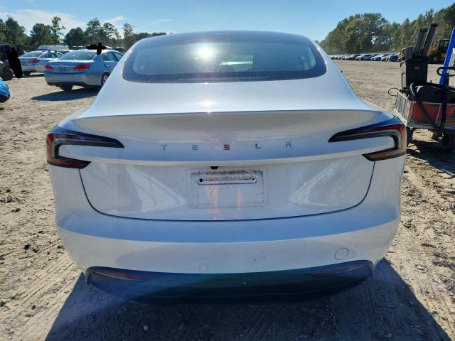5YJ3E1EA8SF020510 - 2025 TESLA MODEL 3 WHITE photo 6