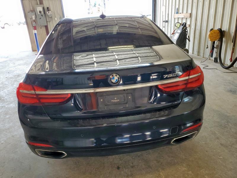 WBA7F0C55HGM21314 - 2017 BMW 750 I BLUE photo 6