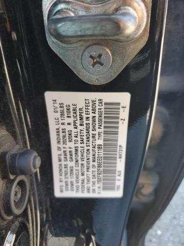 19XFB2F86EE011189 - 2014 HONDA CIVIC EX 黑色 照片 12