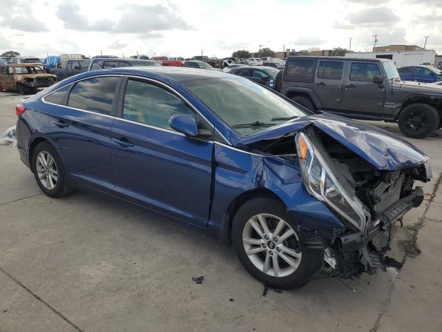 5NPE24AF4FH188382 - 2015 HYUNDAI SONATA SE BLUE photo 4