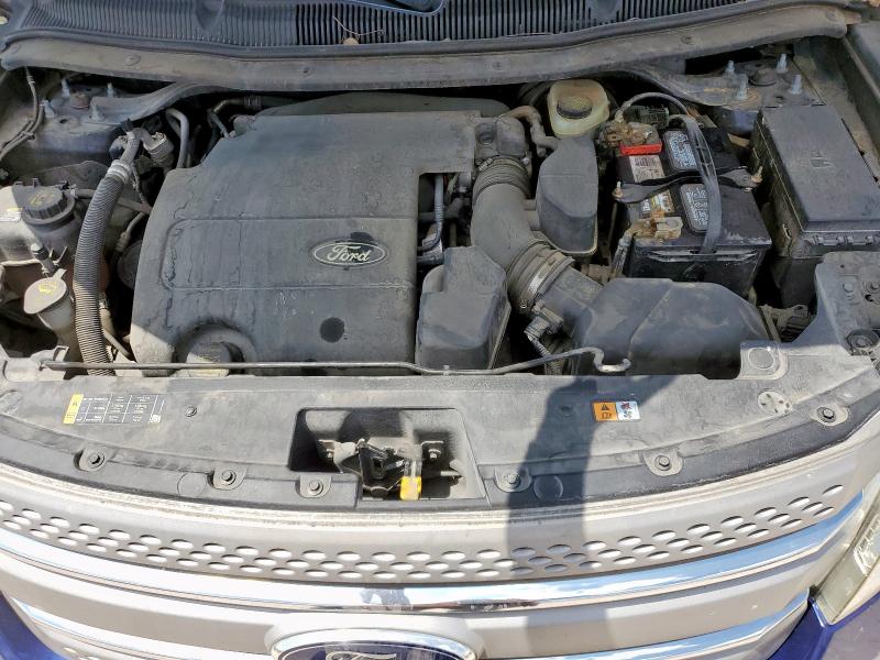 1FM5K7B80DGC94343 - 2013 FORD EXPLORER ლურჯი ფოტო 12