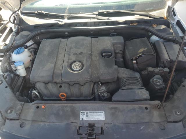 3VWDP7AJ6CM079007 - 2012 VOLKSWAGEN JETTA SE WHITE photo 11