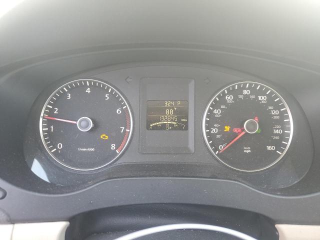 3VWDP7AJ6CM079007 - 2012 VOLKSWAGEN JETTA SE WHITE photo 9