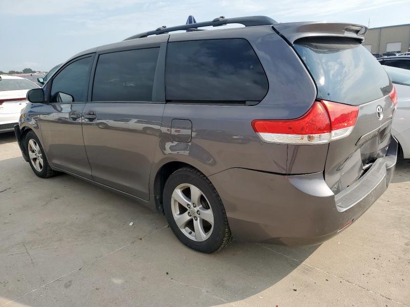 5TDKK3DC7ES483077 - 2014 TOYOTA SIENNA LE GRAY photo 2