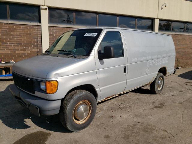 1FTSS34P77DA66303 - 2007 FORD ECONOLINE E350 SUPER DUTY VAN SILVER photo 1