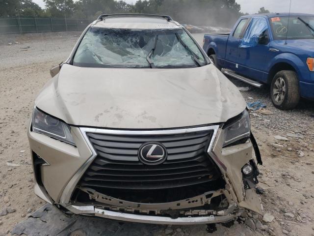2T2BZMCA4JC158077 - 2018 LEXUS RX 350 BASE კრემისფერი ფოტო 5