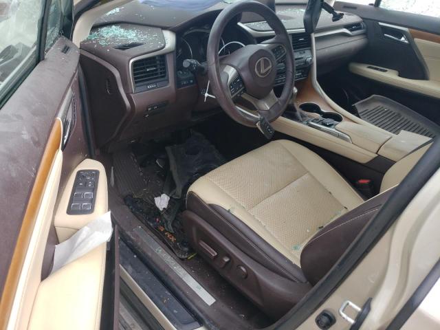 2T2BZMCA4JC158077 - 2018 LEXUS RX 350 BASE კრემისფერი ფოტო 8