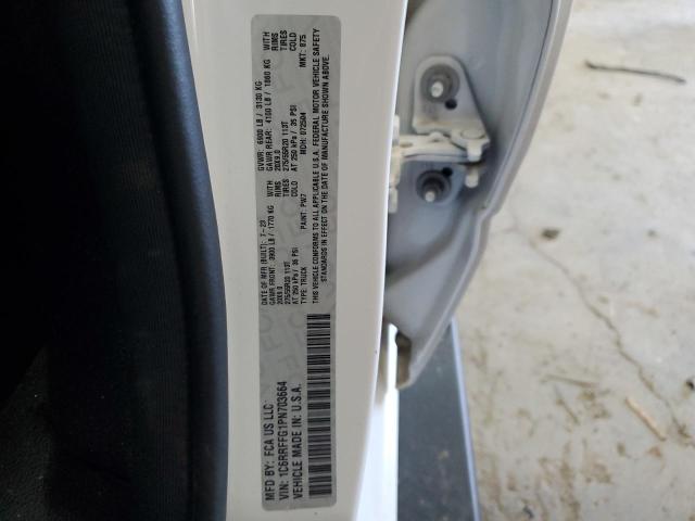 1C6RRFFG1PN703664 - 2023 RAM 1500 BIG HORN/LONE STAR WHITE photo 13