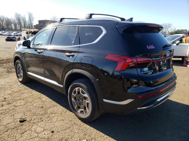 KM8S2DA17MU006650 - 2021 HYUNDAI SANTA FE BLUE BLACK photo 2