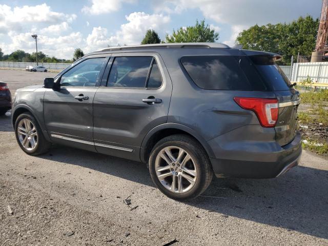 1FM5K8D80HGB82571 - 2017 FORD EXPLORER XLT GRAY photo 2