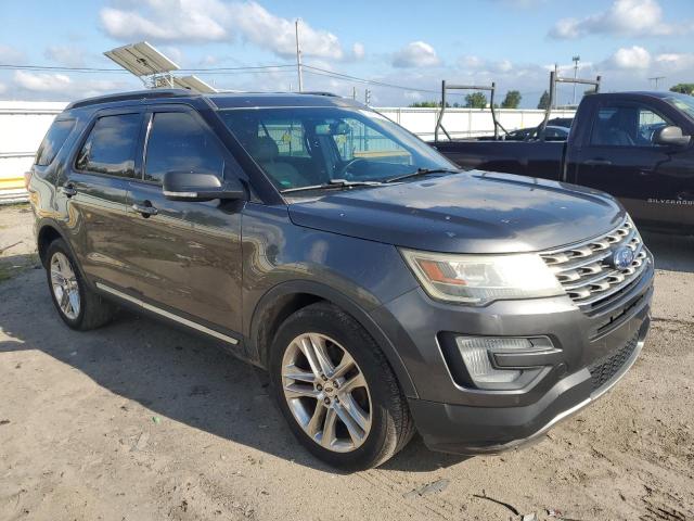 1FM5K8D80HGB82571 - 2017 FORD EXPLORER XLT GRAY photo 4