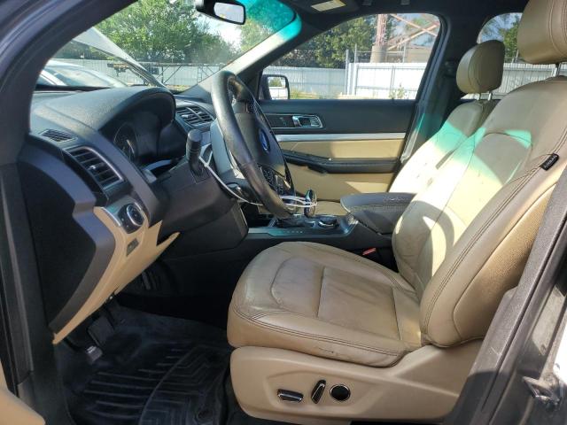 1FM5K8D80HGB82571 - 2017 FORD EXPLORER XLT GRAY photo 7