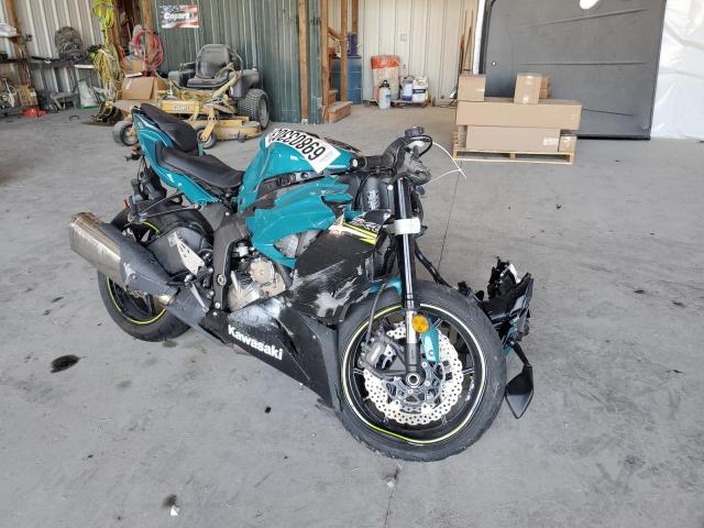 JKBZXJH19MA009470 - 2021 KAWASAKI ZX636 K TEAL photo 1