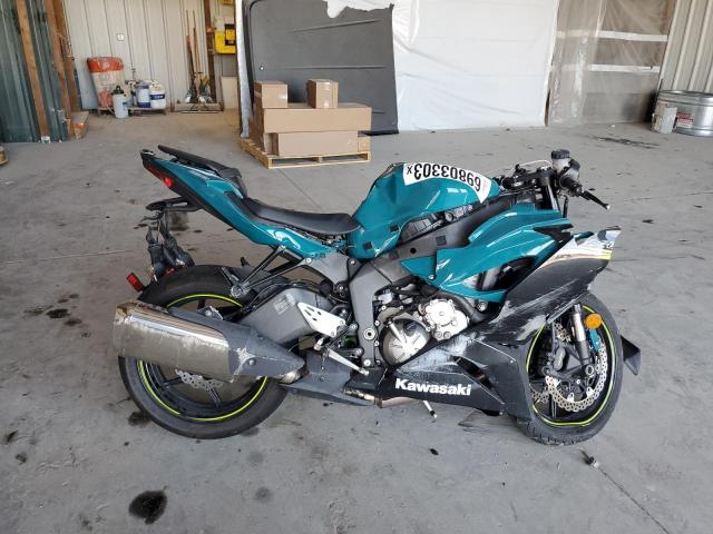 JKBZXJH19MA009470 - 2021 KAWASAKI ZX636 K TEAL photo 5