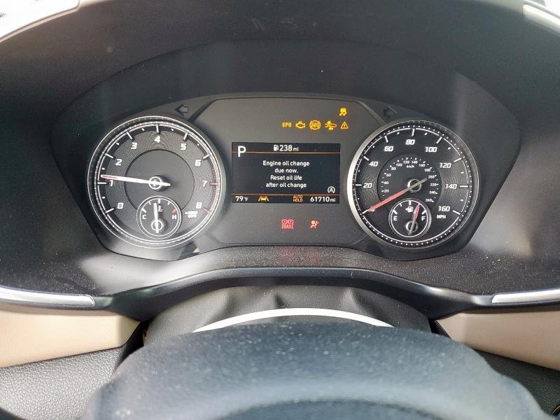 5NMS24AJ2PH507624 - 2023 HYUNDAI SANTA FE SEL შავი ფოტო 9