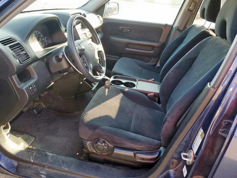 JHLRD78855C002429 - 2005 HONDA CR-V EX BLUE photo 7
