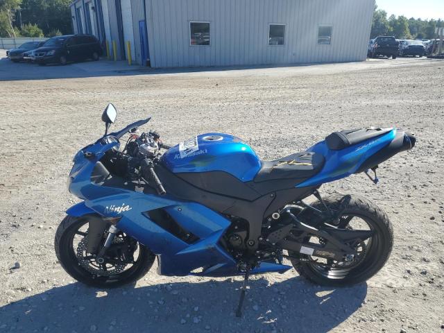 JKAZX4P128A042288 - 2008 KAWASAKI ZX600 P BLUE photo 3