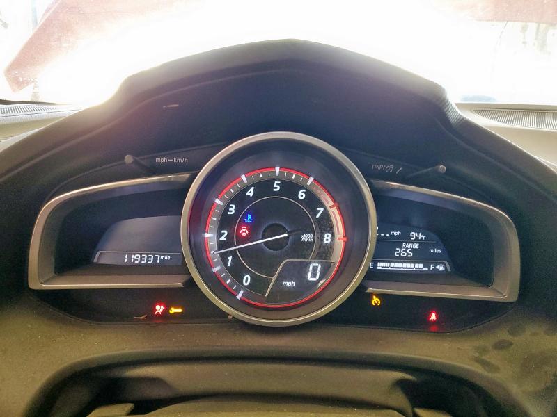 JM1BM1X38G1291046 - 2016 MAZDA 3 GRAND TOURING RED photo 9