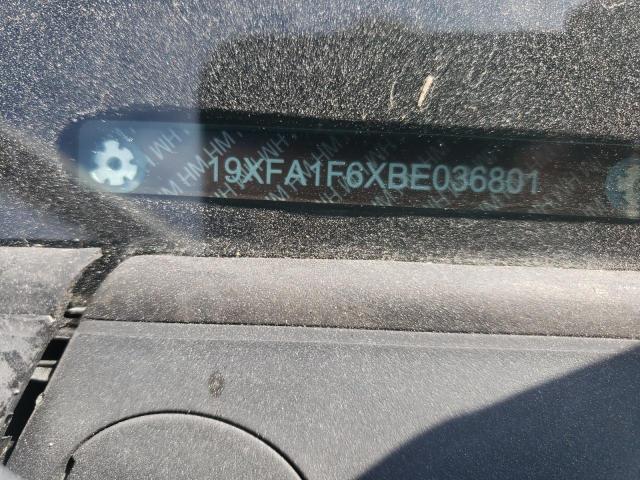 19XFA1F6XBE036801 - 2011 HONDA CIVIC LX-S 银色 照片 12