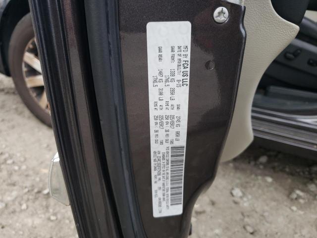 2C4RC1BG9FR754396 - 2015 CHRYSLER TOWN & COU TOURING GRAY photo 13