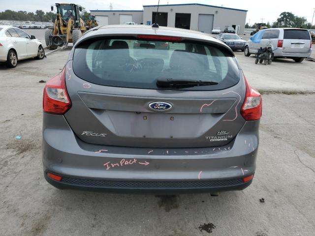 1FADP3N22DL234174 - 2013 FORD FOCUS TITANIUM GRAY photo 6