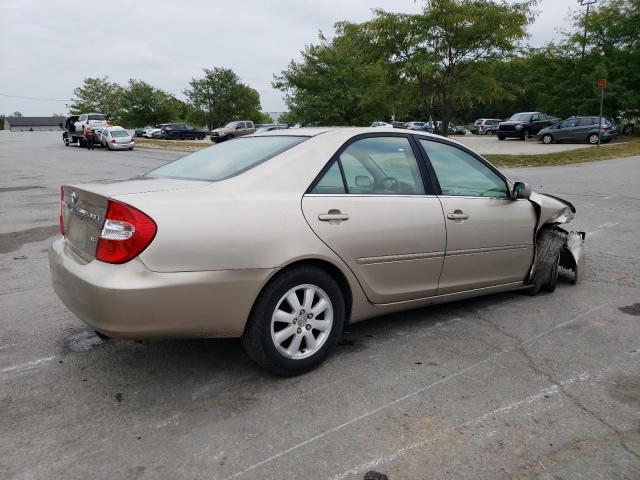 4T1BF30K02U513315 - 2002 TOYOTA CAMRY LE GOLD photo 3