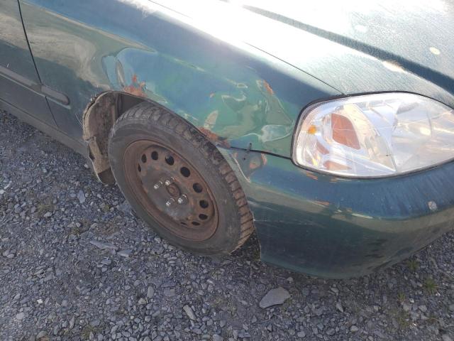 2HGEJ6613XH923604 - 1999 HONDA CIVIC BASE 绿色 照片 12