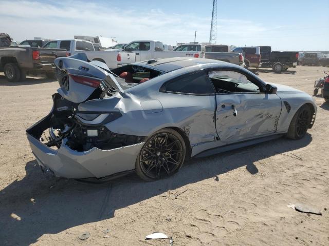 WBS43AZ04RCN24029 - 2024 BMW M4 COMPETITION GRAY photo 3