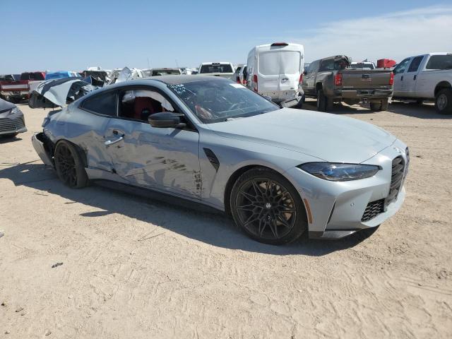 WBS43AZ04RCN24029 - 2024 BMW M4 COMPETITION GRAY photo 4