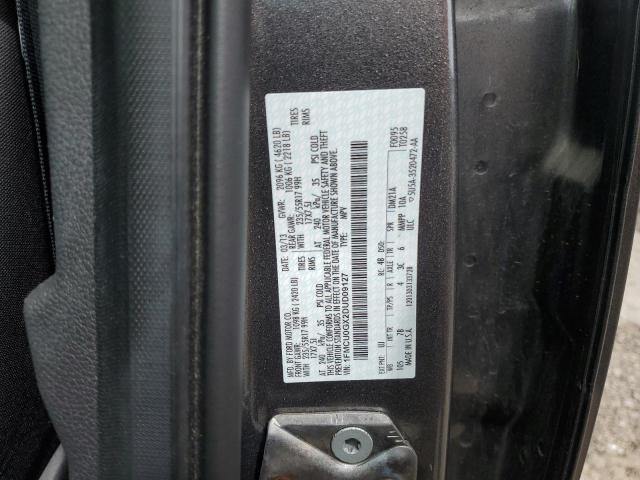 1FMCU0GX2DUD09127 - 2013 FORD ESCAPE SE 灰色 照片 13