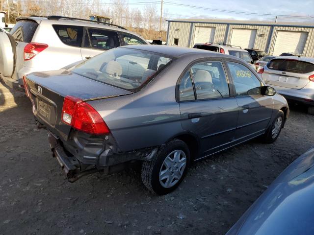1HGES16325L015873 - 2005 HONDA CIVIC DX VP Grau Foto 3