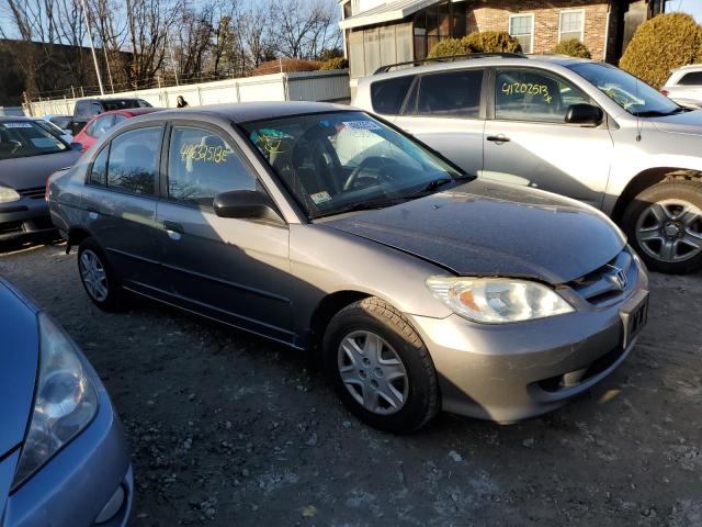 1HGES16325L015873 - 2005 HONDA CIVIC DX VP Grau Foto 4