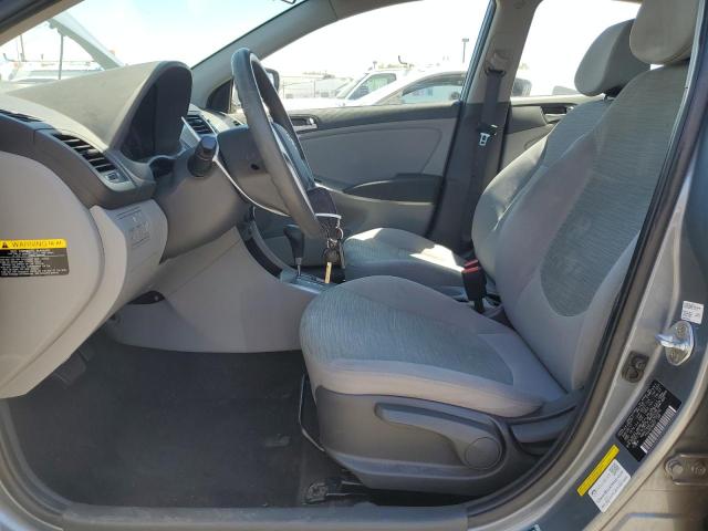 KMHCT4AE1HU352252 - 2017 HYUNDAI ACCENT SE Argent photo 7