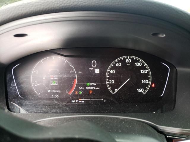 2HGFE2F54NH531880 - 2022 HONDA CIVIC SPORT ვერცხლისფერი ფოტო 9