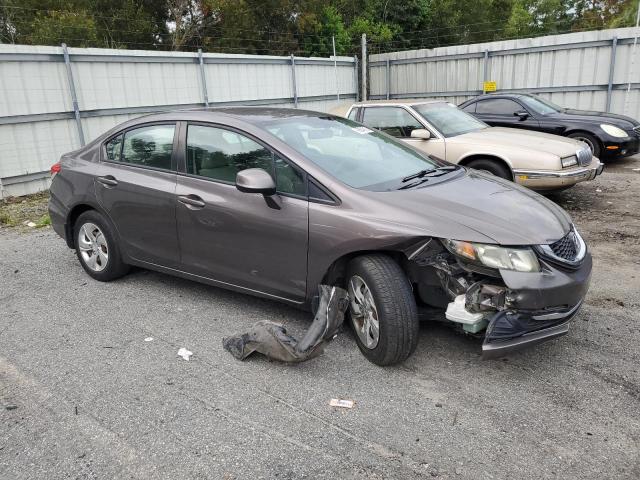 19XFB2F52DE077291 - 2013 HONDA CIVIC LX GRAY photo 4