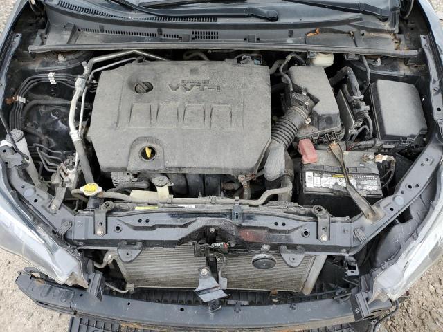 2T1BURHE8HC786987 - 2017 TOYOTA COROLLA L BLACK photo 11