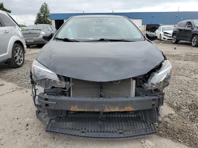 2T1BURHE8HC786987 - 2017 TOYOTA COROLLA L BLACK photo 5