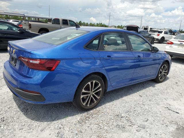 3VWBM7BU2RM002992 - 2024 VOLKSWAGEN JETTA SPORT BLUE photo 3