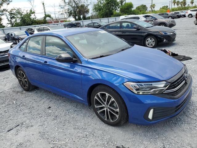 3VWBM7BU2RM002992 - 2024 VOLKSWAGEN JETTA SPORT BLUE photo 4