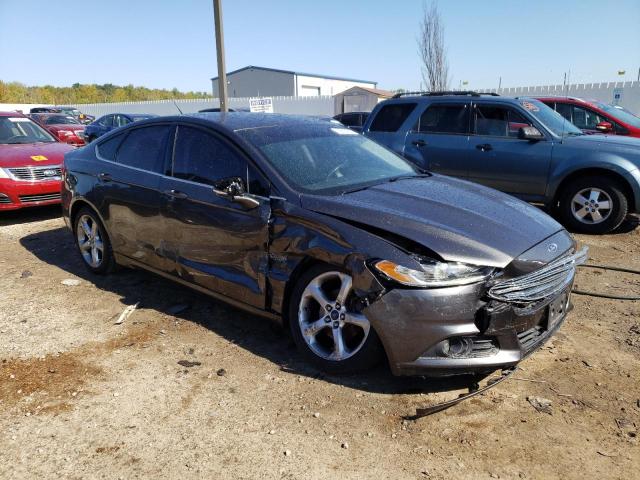 3FA6P0HDXGR205161 - 2016 FORD FUSION SE GRAY photo 4