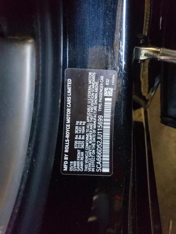 SCA666D52JU115699 - 2018 ROLLS-ROYCE DAWN 黑色 照片 12