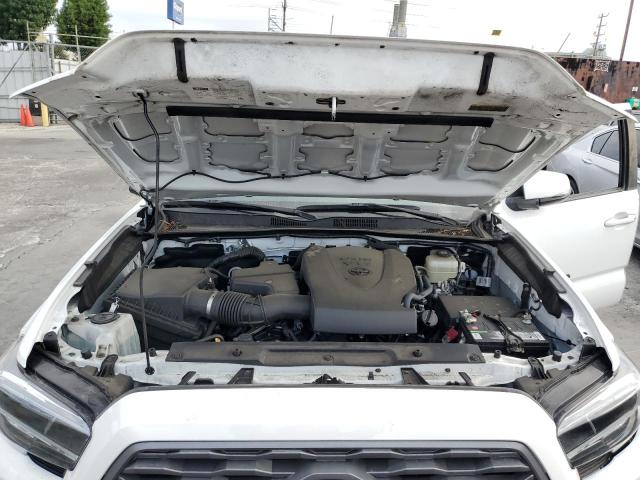 3TMCZ5AN8NM509235 - 2022 TOYOTA TACOMA DOUBLE CAB WHITE photo 11