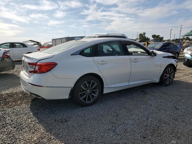 1HGCV1F52MA041237 - 2021 HONDA ACCORD EXL WHITE photo 3