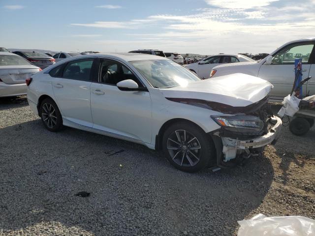 1HGCV1F52MA041237 - 2021 HONDA ACCORD EXL WHITE photo 4